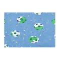 thumbnail image 2 of IAUYY 24x16 Inch Bath Mat Thick Soft Plush Shower Mat TPR Backing Material Non Slip Bath Mats for Bathroom for Tub Shower Hotel Football Illustration, 2 of 9
