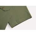 thumbnail image 5 of Saodimallsu Mens Linen Short Sleeve Button Down Shirts Summer Lightweight Beach Shirt, 5 of 6