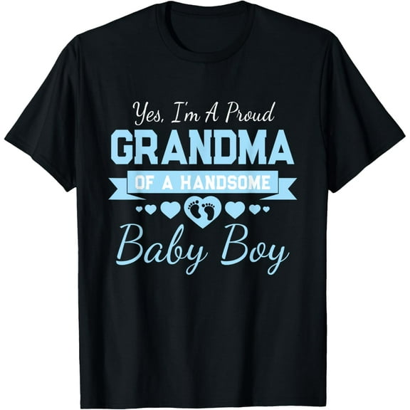 Playful Comfort Tee - New Baby Announcement Boy 1st Time Grandma T-Shirt