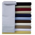 thumbnail image 2 of Olympic-Queen Size Sheets, Chocolate, 100% Cotton Sheets, Deep Pocket, Cool Cotton Sateen, Smooth Solid Pattern Weaved Bed Sheets, 2 of 2