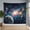 B, variant on XaaKee Large Tapestry, Cosmic Orbit Journey Galaxy Theme, High-Quality Polyester Room Tapestry, 60x40Inch