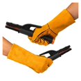 thumbnail image 3 of Lengthen Welding Gloves Leather Forge Anti-Slip Wear/Heat-Resistant, 3 of 7