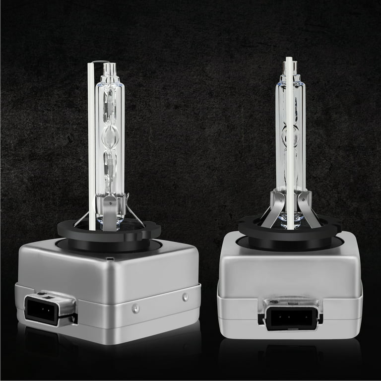 D1S Xenon HID Headlight Bulbs for Cadillac Dts 2006-2011 High and Low Beam  6000K White 2pcs 