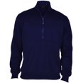 thumbnail image 1 of Monterey Club Men's Casual Slash Fleece 1/2 Zip Pullover #1976, 1 of 2