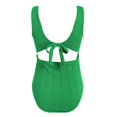 thumbnail image 6 of Rotm Swim Suit for Pregnant Women Seamless Maternity One Piece Swimsuit One Size Fits Bathing Suit Ribbed U-Shaped Back Pregnancy Swimwear Green,M, 6 of 6