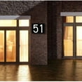 thumbnail image 3 of Solar Address Signs, IP65 Waterproof Solar-powered House Numbers Lights, Portable Outdoor Doorplate Number Lights, Illuminated LED Address Numbers Wall Lights, Garden Lights, Courtyard Lights, 3 of 6
