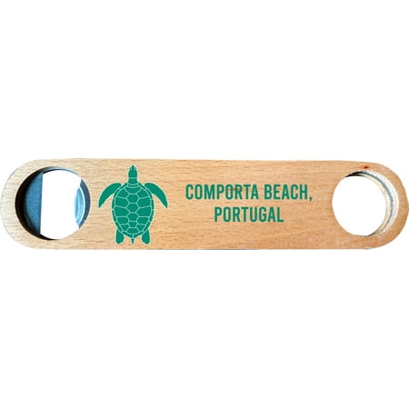 

Comporta Beach Portugal Wooden Bottle Opener turtle design