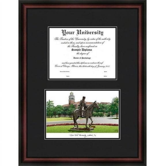 Texas Tech University 11" x 14" Diplomate Diploma Frame