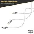 thumbnail image 3 of Scosche CC4WG-SP Strikeline USB-C to USB-C Charge & Sync Cable, 3 of 8