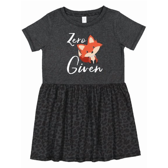 Inktastic Zero Fox Given Girls Toddler Dress