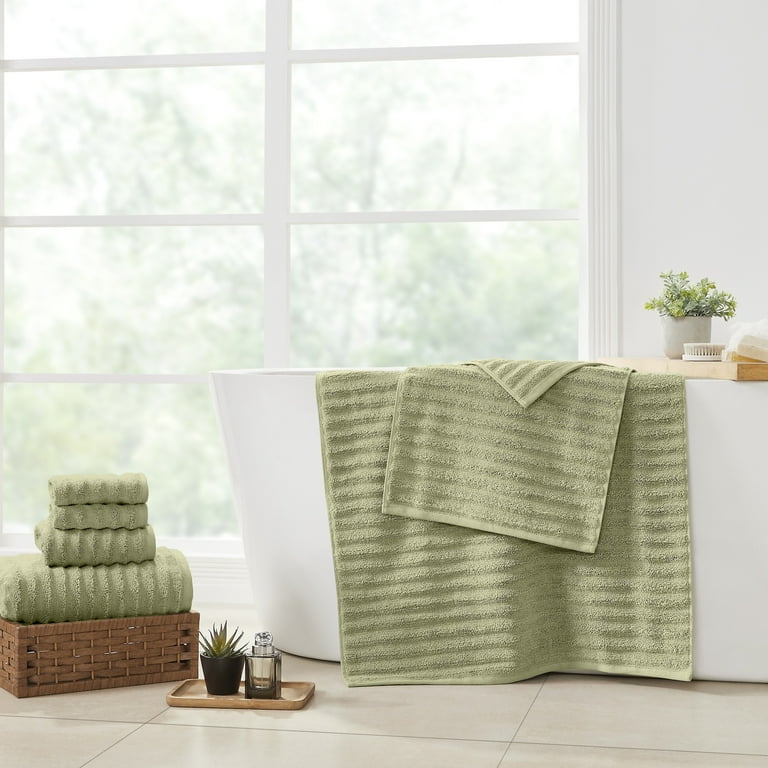Geometric Square Textured Sage Green Hand Towels Bathroom Hanging Cloth  Microfiber Quick Dry Cleaning Cloth Kitchen Towel - AliExpress
