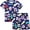 Rugby, variant on WIBACKER 3-8T Boys' Two Piece Dinosaur Sleepwear Top and Bottom Pajama Set Kids Cool Short Summer Pjs