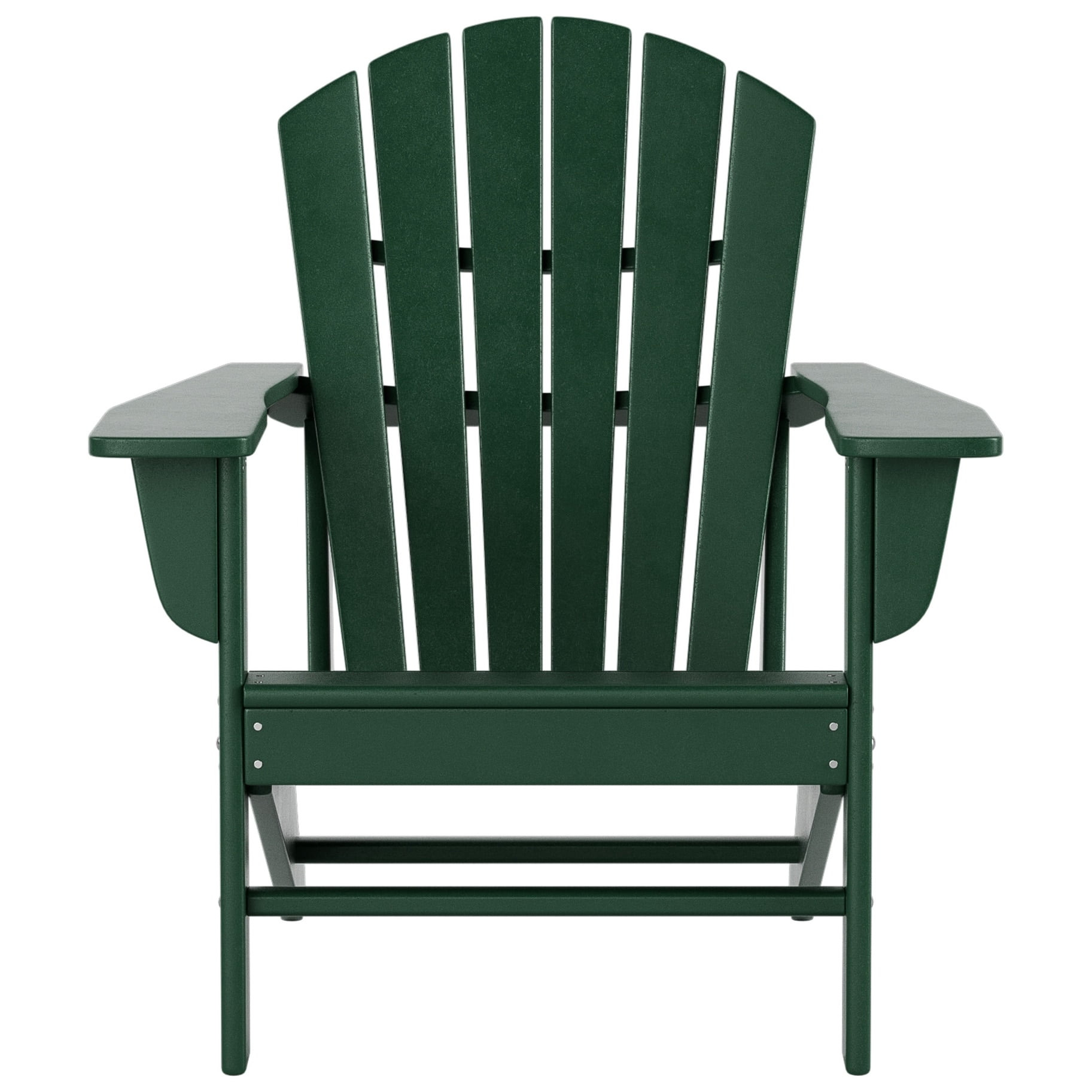 Polytrends  Altura  Outdoor Eco-Friendly All Weather Poly Patio Adirondack Chair (Set of 2) Dark Green