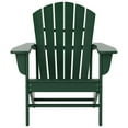 thumbnail image 3 of Polytrends  Altura  Outdoor Eco-Friendly All Weather Poly Patio Adirondack Chair (Set of 2) Dark Green, 3 of 5