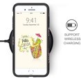 thumbnail image 3 of Étui iPhone 8 Plus, Étui iPhone 7 Plus, Ananas Coloré Antichoc pour iPhone 7/8 Plus, Noir, 3 of 8