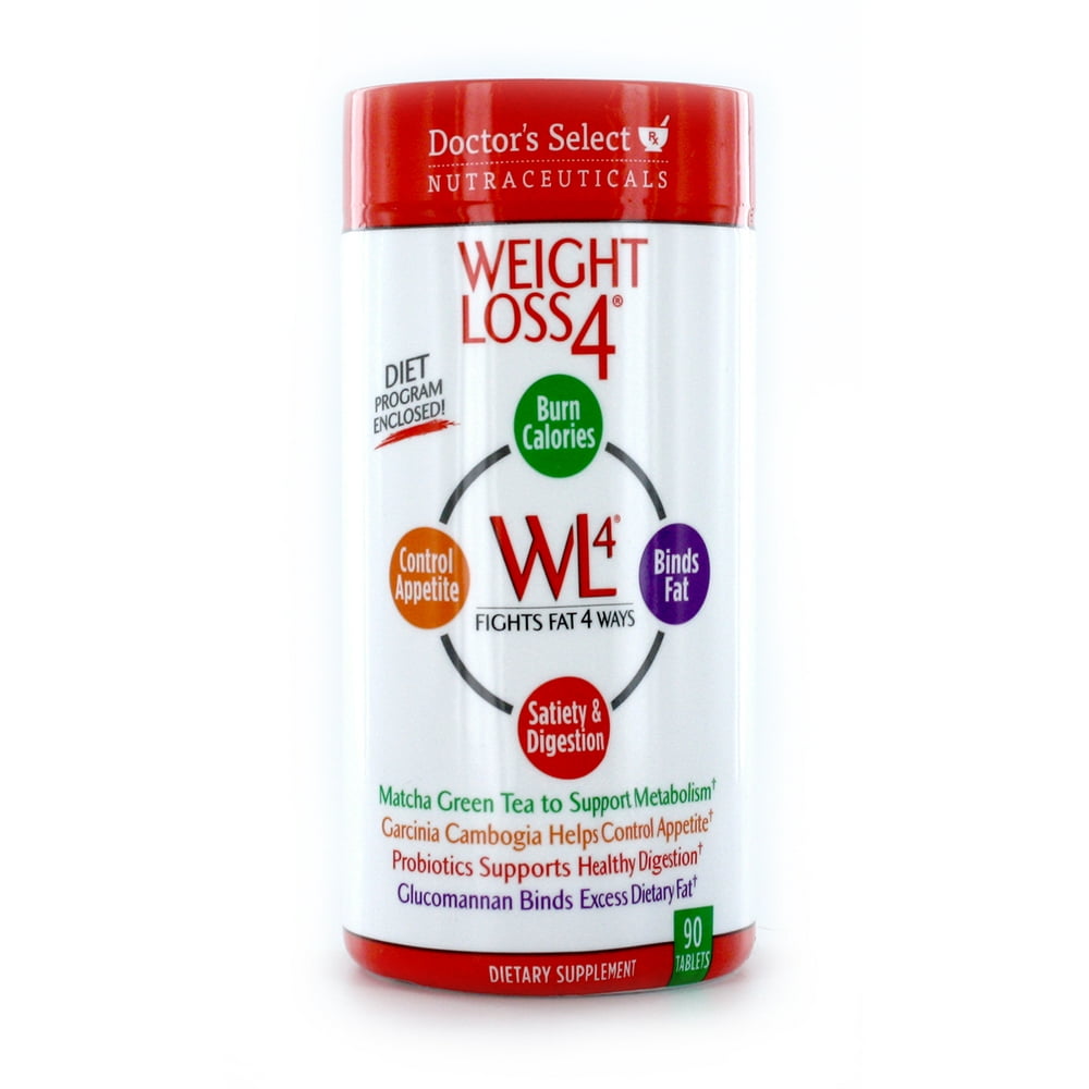 Doctor's Select Weight Loss 4 Supplement & Appetite Suppressant, 90