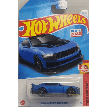 Hot Wheels Blue Ford Mustang Dark Horse 250/250 HW Then And Now10/10