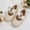 Beige, variant on Rexoro Girls Mary Janes Dress Shoes Quilted PU Leather Bowknot Pearl Wedding Flats