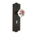 thumbnail image 2 of Nostalgic Warehouse Mearos_Prv_234_Kh Vintage Cottage Porcelain Painted Rose Privacy Door, 2 of 6
