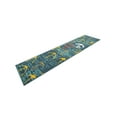thumbnail image 4 of Unique Loom Outdoor Coastal Collection Area Rug - Anchorwave (2'  x 6' 1" Runner Navy Blue/Teal), 4 of 9