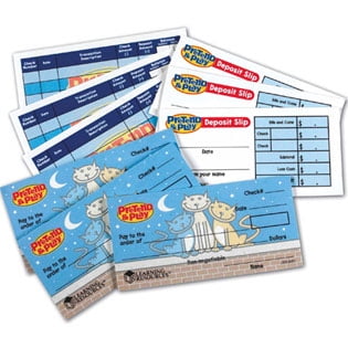 Learning Resources Pretend; Play Checkbook; Checks