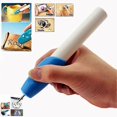 thumbnail image 1 of Abs Name Writing Power Engraving Etching Pen, Engraver Machine With Tool Nib For Jewellery Metal Plastic Rubber,wood (white Blue), 1 of 5