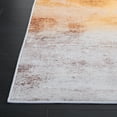 thumbnail image 6 of SAFAVIEH Tacoma Mike Traditional Machine Washable Area Rug, Grey/Rust, 5' x 8', 6 of 14