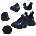 thumbnail image 5 of CAICJ98 Kid Running Shoes Breathable Lightweight Outdoor Sport Shoes Casual Sneaker for Boys Dark Blue,13.5(Little Kid/Big Kid), 5 of 7