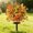 Tangerine yellow, variant on Zeiwohndc Bright Grape Artificial Flower with Sturdy Round Base for Yard Decoration