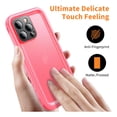 thumbnail image 6 of PlusAcc For iPhone 14 Pro Max Waterproof Shockproof Dustproof Case with Built-in Clear Screen Protector Rugged Cover - Pink, 6 of 8