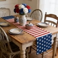 thumbnail image 5 of 4th of July Decorations - Patriotic USA Stars Table Runner for Home | Memorial Day Decorations - 250th Anniversary Fourth of July Accessories Decor Party Supplies Indoor Outdoor, 5 of 6