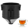 thumbnail image 5 of M Buder 6cm / 2.4 inches Foldable Stainless Steel Cone Coffee Filter Reusable Dripper Accessory for Home Travel Camping Barista Pour Over Coffee Maker Single Cup Dripper Tool, 5 of 9
