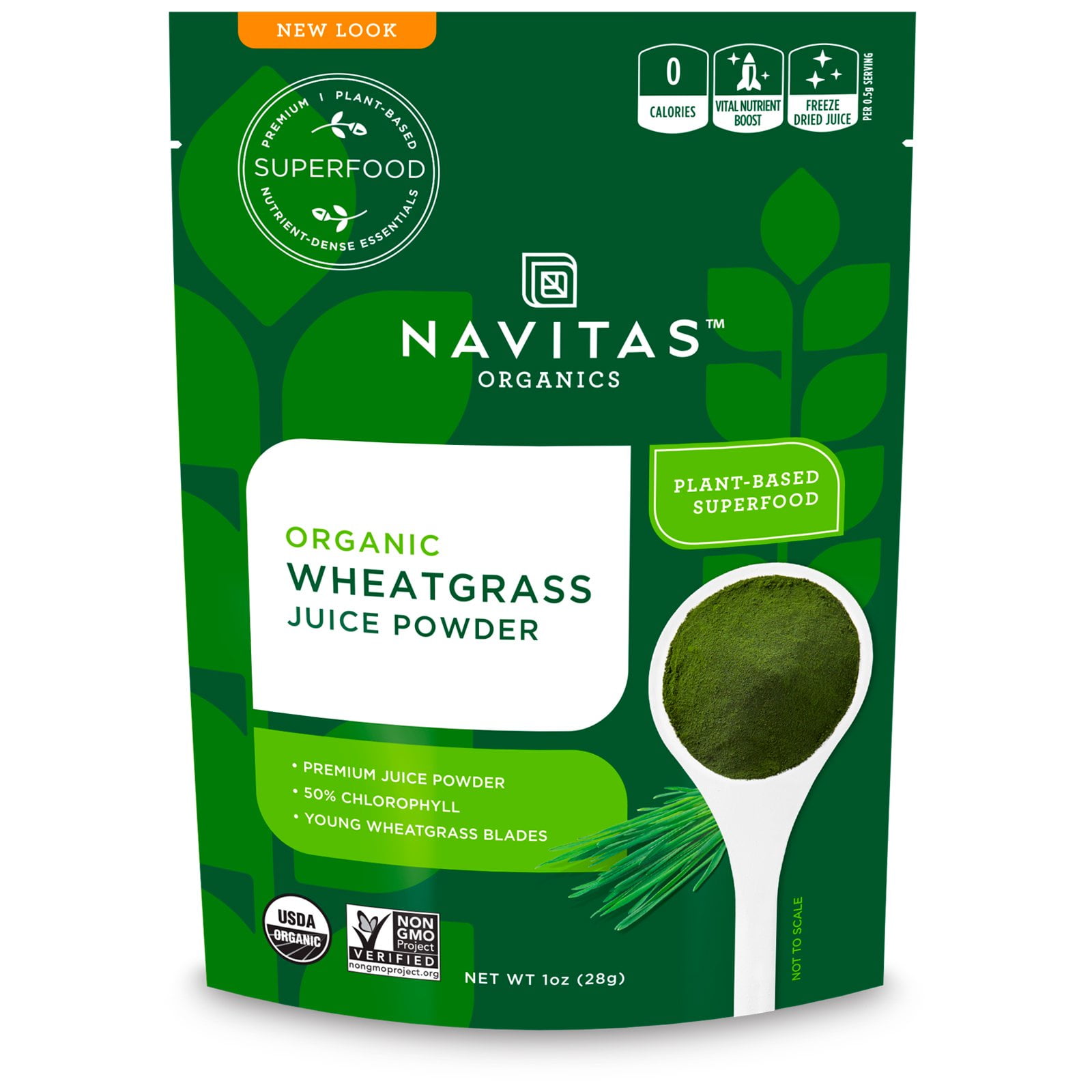 Navitas Organics Organic Wheatgrass Juice Powder, 1 oz (28 g) Walmart