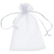 thumbnail image 2 of Bolsa para Regalo de Organza PouchyWhite 10Pzas Blanco 5x7cm Tela Bolsa Organza., 2 of 2