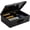 Black-M-Key Lock, variant on Small Lock Boxes for Personal Items, Fire and Water Resistance, Fireproof Document Box with Key Lock, Fireproof Safe Box for Documents, Jewelry, Passport,cash