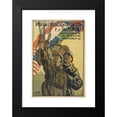 thumbnail image 2 of Marcello Dudovich 11x14 Black Modern Framed Museum Art Print Titled - For the Freedom and Civilization of the World (1917), 2 of 5