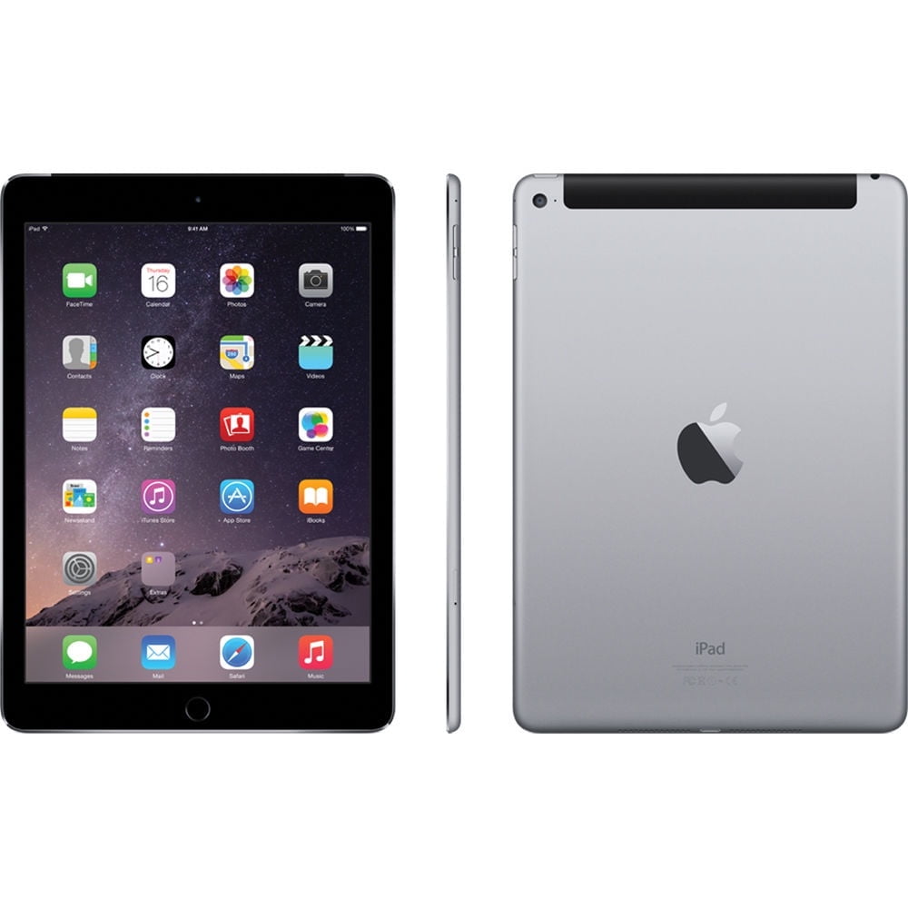 Restored Apple iPad 9.7" - 2018 6th Generation 128GB Space Gray Wi-Fi with Cellular and Up to 10 Hours of Battery Life (Refurbished)