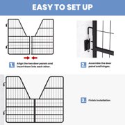 Animal Stall Gate, 52x42 Heavy Gauge, Yoke Design Protection, Horse Stall Gate, Stall Gate for Horses, For Wash Rack, Standard Stall, Horse Stable