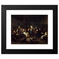 thumbnail image 2 of Richard Brakenburgh 24x20 Black Modern Framed Museum Art Print Titled - Interior of Cabaret (1670 - 1702), 2 of 5