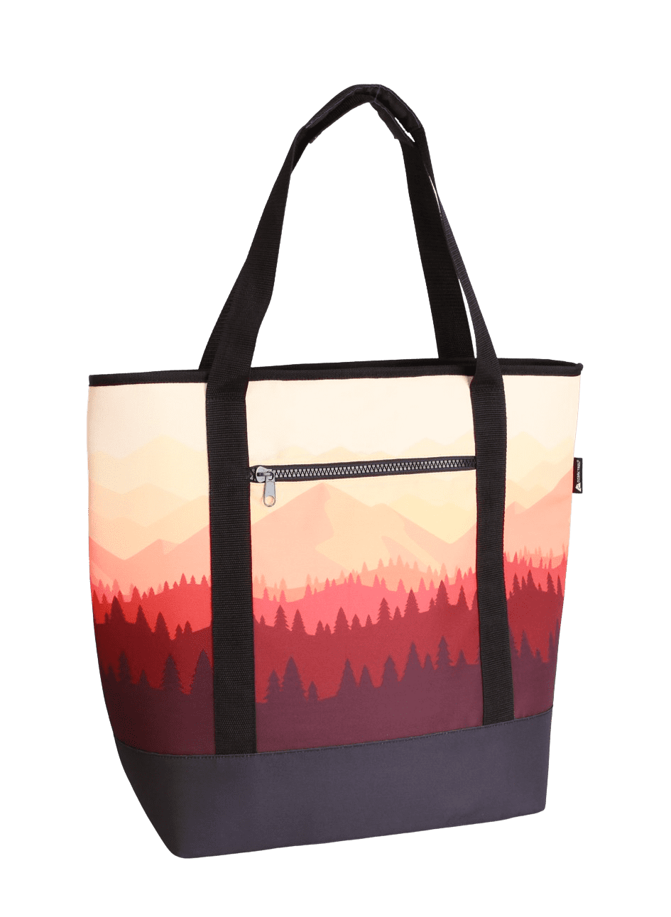 Ozark Trail 50 cans Cooler Tote, Mountain Print