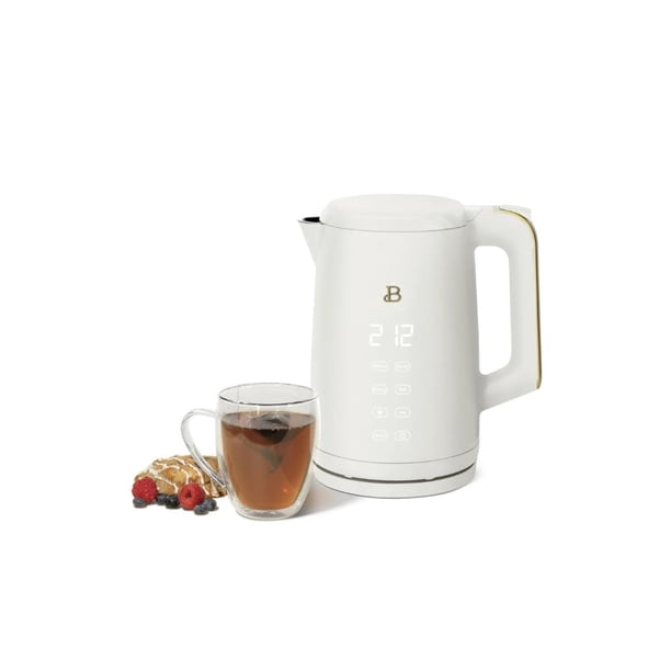 Hervidor eléctrico Drew Barrymore, 1,7 L, 1500 W, ebullición rápida, sin BPA