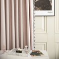thumbnail image 2 of Modern Curtains for Living Room Bedroom Dining Luxury Transverse Process Curtain Finished Custom Dirty Nude Pink Macrame Curtain, 2 of 5