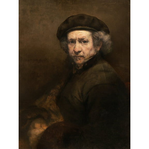 Rembrandt Self Portrait Extra Large Art Print Wall Mural Poster Premium XL