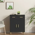 thumbnail image 1 of vidaXL Sideboard Black 69.5x34x89 cm Engineered Wood, 1 of 5