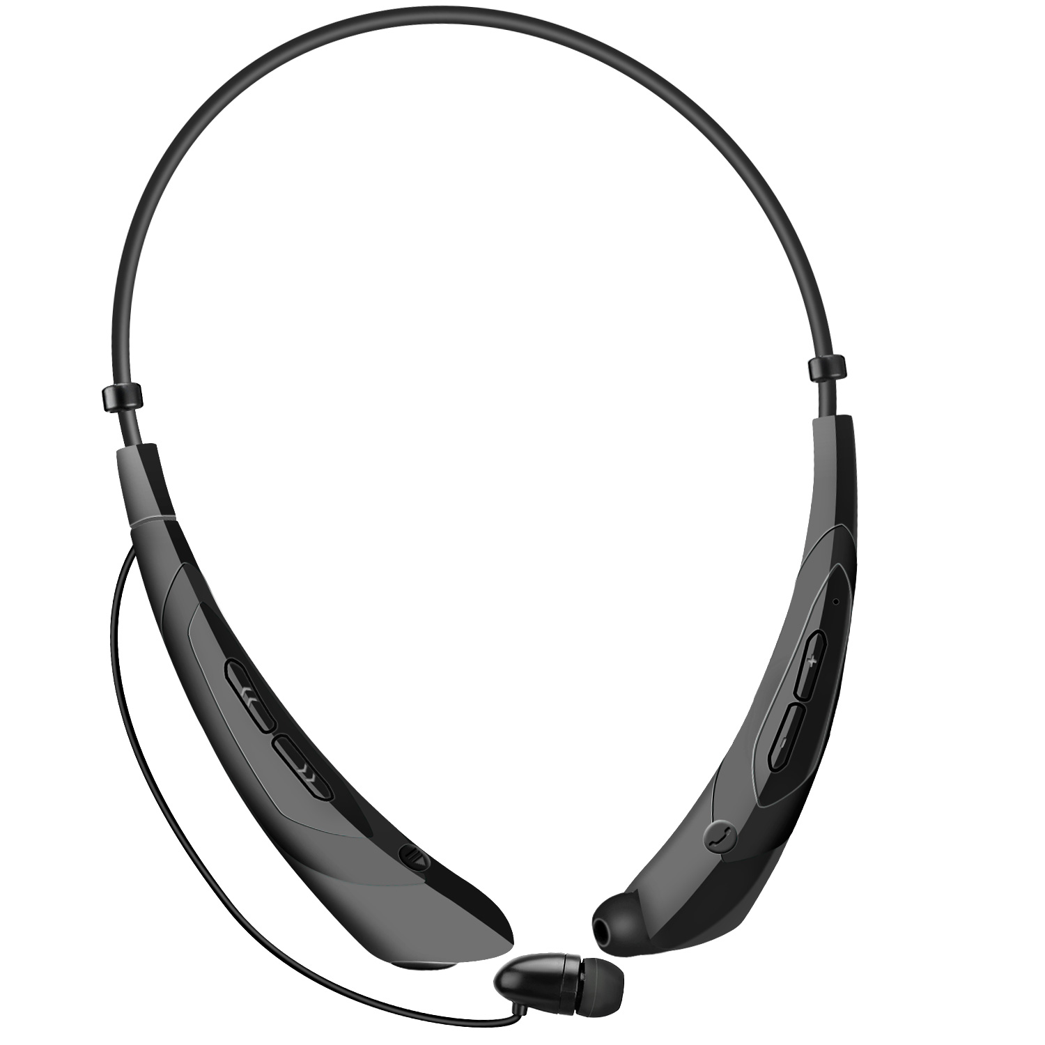 iMounTEK Wireless Neckband Headphones V5.0 Sweat-proof Sport Headsets Earbuds In-Ear Magnetic Neckbands Stereo Earphone Deep Bass Earphone with Mic - image 2 of 6