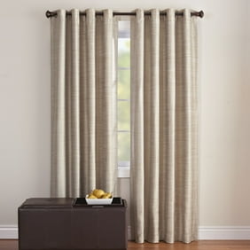 Better Homes Gardens Heathered Window Curtain Panel Set Of Two Available In Multiple Colors And Sizes Walmart Com