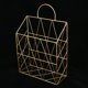 thumbnail image 4 of Cesta de almacenamiento de hierro para colgar en la pared, multiusos, para el hogar, soporte para estante, estante para libros y archivos de oficina, 4 of 12