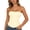 Yellow, variant on Strapless Corset Top for Women Sexy Mesh Bustier Tops Party Club/White/S