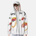 thumbnail image 2 of Balery 2025 New Year'S Sudadera ligera de manga larga con capucha y protección solar UPF 50+ para hombre y mujer, ideal para pesca y running-X-Large, 2 of 7