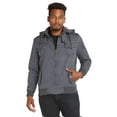thumbnail image 4 of Maximos Men's Sherpa Lined Sahara Hooded Multi Pocket Bomber Jacket (Charcoal, Large), 4 of 10